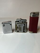 LOT OF 3 VTG LIGHTERS RONSON, CHAMP ARIEL AND COLIBRI picture