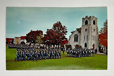 1968 Howe Military School IN Founder's Day Dress Parade Chapel Vintage Postcard picture
