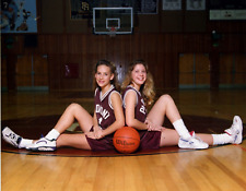 Vintage  High School - Teen Girls  Basketball Buddy Photo - Original - Snapshot picture
