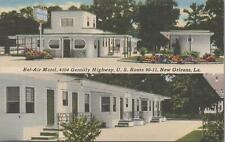 Postcard Bel Air Motel New Orleans Louisiana LA 1950 picture