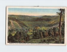 Postcard Deerfield Valley From Mohawk Trail, Through The Berkshire Hills, MA picture
