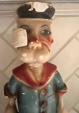 Vintage Popeye Sailor Man, 1932' Carnival Chalkware Figurine, 18” Tall picture
