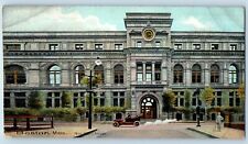 Boston Massachusetts Postcard New Court House Building Exterior Classic Car 1910 picture