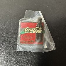 Coca Cola Bottle Red 1996 Atlanta Olympics Pinback Pin SEALED picture