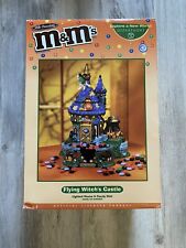 Department 56 Halloween M&M's Flying Witch's Castle Lighted Candy Dish 2004 picture