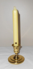Colonial Candle Brass Candlestick HOLDER w/ 8