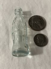 Circa 1930’s 2 1/2 Inch Tall Thick Glass Coca Cola Bottle picture