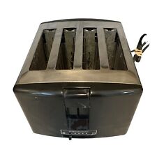 Vintage Toastmaster Chrome 4 Slice Electric Pop Up Wide Slot Toaster D1050B picture
