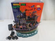 Lemax TRANSYLVANIA TRANSPORT SHIP Spooky Town Halloween Village Sights & Sounds picture
