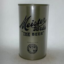 Meister Brau WWII Olive Drab REPLICA / NOVELTY beer can, plastic label picture