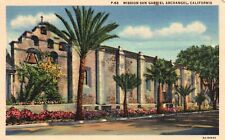 Postcard CA Mission San Gabriel Archangel California 1938 Linen Vintage PC J4386 picture