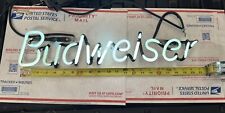Budweiser Word Neon Beer Sign Part,Tube EXC. COND picture