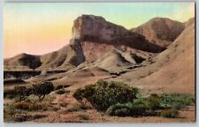 Texas TX - Signal Mountain, Guadalupe Mountains - Vintage Postcard - Unposted picture