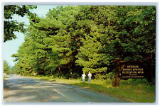 c1960s Entering Yankee Springs Recreation Area Barry County Michigan MI Postcard picture