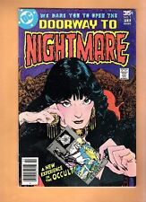 DOORWAY To NIGHTMARE #1 vintage DC comic book 1978 Madame Xanadu F/VF picture