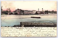 1907 Raquette River Paper Company Mill Potsdam New York NY Posted Postcard picture
