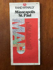 1983 Rand McNally road map of Minneapolis, St. Paul, Minnesota picture