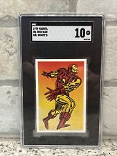 1979 Mr. Wimpy's Marvel Super Heroes #6 Iron Man, Swap'n Save, SGC 10 Gem Mint picture