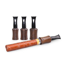Ebony Wooden Cigar Mouthpiece Tips Portable Cigar Holder Size 48-52 Gauge Ring picture