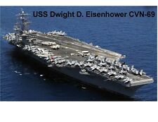 USS Dwight D. Eisenhower CVN-69 Naval Ship Carrier Fridge  / Tool Box Magnet  picture