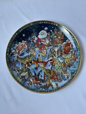 A PEPSI-COLA CHRISTMAS~Franklin Mint HC7375 VTG 1994 Collectible Plate used Lmtd picture