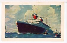 1950s - Ocean Liner S.S. AMERICA, United States Lines Ships Postcard picture