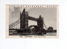 LONDON Tower Bridge London 65x38mm Pub Delespaul Havez Bien Chrome/Photo picture