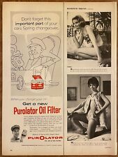1950's Purolator Oil Filter Gas Station Attendant Vintage Print Ad picture
