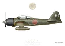Print A6M3 Zero, Hiroyoshi Nishizawa, 251 Kokutai, Rabaul, 1943 (by D. Douglass) picture