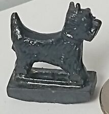 Miniature Black Scottie Dog Vintage Tricky Dog Magnet ~  picture