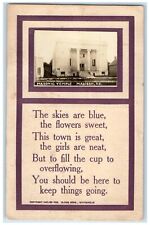 1911 Masonic Temple Motto Madison South Dakota SD RPPC Photo Antique Postcard picture