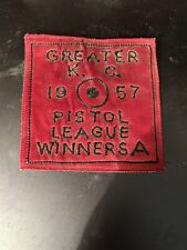 Greater Kansas City, MO. Pistol League Winners A-1957 Patch picture