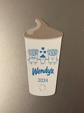 1 WENDYS FROSTY KEY TAG ☆ NEW ☆ FREE FROSTY JR WITH PURCHASE ALL YEAR FOR 2024 picture