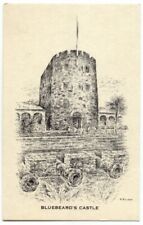 St. Thomas V.I. Bluebeard's Castle H. Bulow Sketch Postcard picture