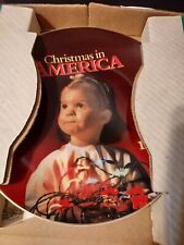 VINTAGE 1988 CHRISTMAS IN AMERICA KMART CELEBRATE COLLECTOR PLATE WITH BOX picture