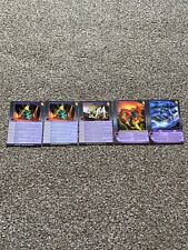 Bakugan Battle Brawlers Purple Back Ability Card Collection Lot picture
