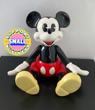 VTG Schmid Porcelain Mickey Mouse Music Jointed Figurine 8