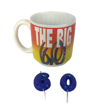 Happy 60th Birthday Mug Cup Spencer Gifts The Big 60 and Counting Novelty 16 oz. picture