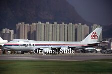 Aircraft Slide - Cargolux B.747 LX-ECV @ HONG KONG 1995  (B178) picture