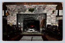 Los Angeles CA-California, Fire Place Alpine Tavern, Vintage c1909 Postcard picture