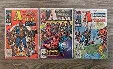 A-TEAM #1, 2, & 3 (1984) Complete Set Lot Of 3 Copper Age Marvel Comics VF picture