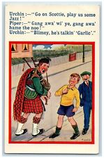 c1905 Boys Scottish Kilt Red Cheek Humor F. Gouldy Unposted Antique Postcard picture