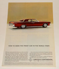 1962 LINCOLN Continental Print Ad Sedan picture