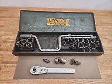 Vintage Tool Hinsdale GC-20 Socket Ratchet Set, Antique, Square And Hex Sockets picture