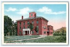 c1920 High School Exterior Building Pulaski New York NY Vintage Antique Postcard picture