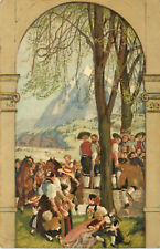 Bundesfeier Postcard Swiss National Day 1918 for Soldiers William Tell Festival picture
