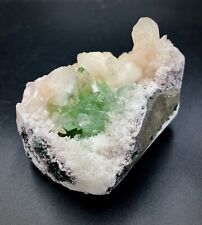 India Pink Green Fluorapophylite Mordenite Stillbite Zeolite Crystal picture