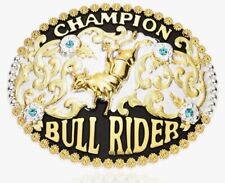 Bull Rider Belt Buckle. New picture