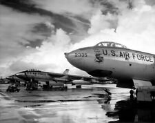US AIR FORCE USAF Strategic Air Command B-47 Stratojet bombers 8X12 PHOTO 1950 picture