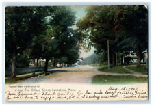 1907 The Village Street, Lanesboro Massachusetts MA Posted Antique Postcard picture